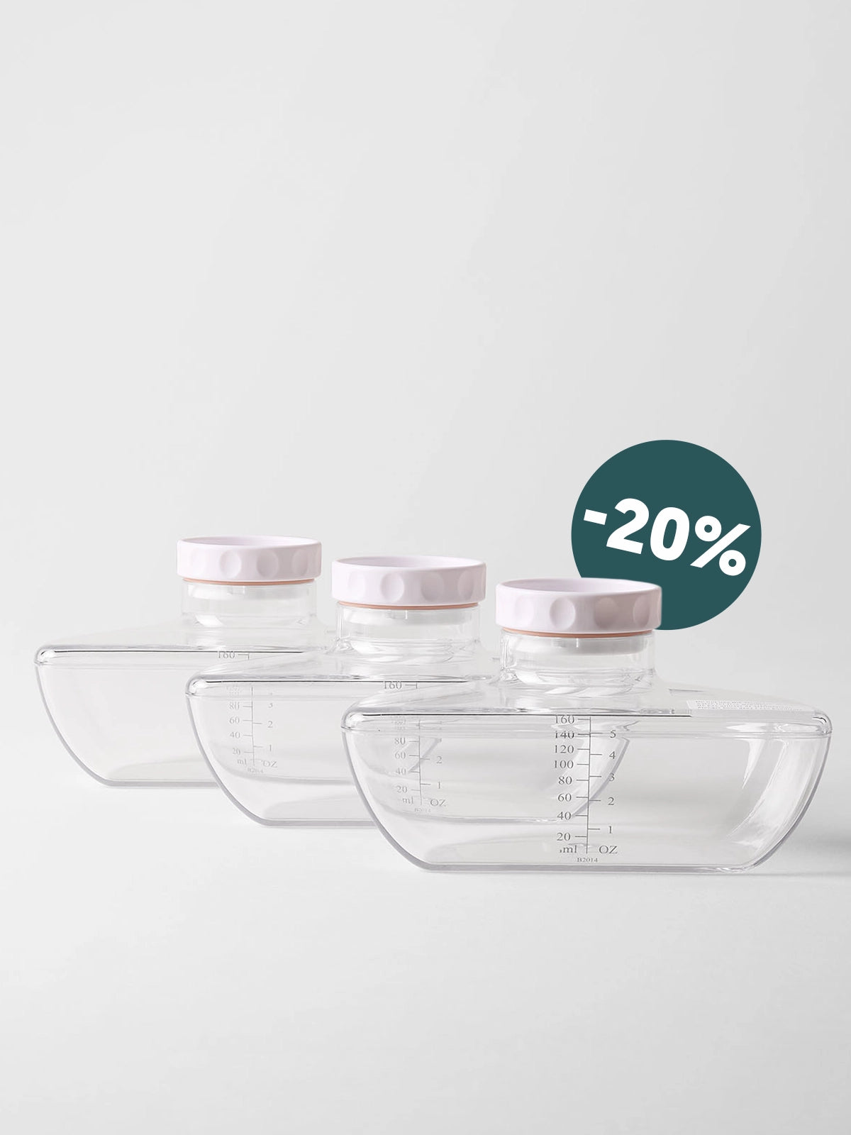Perifit Pump | Bottiglie del latte materno (confezione da 3)