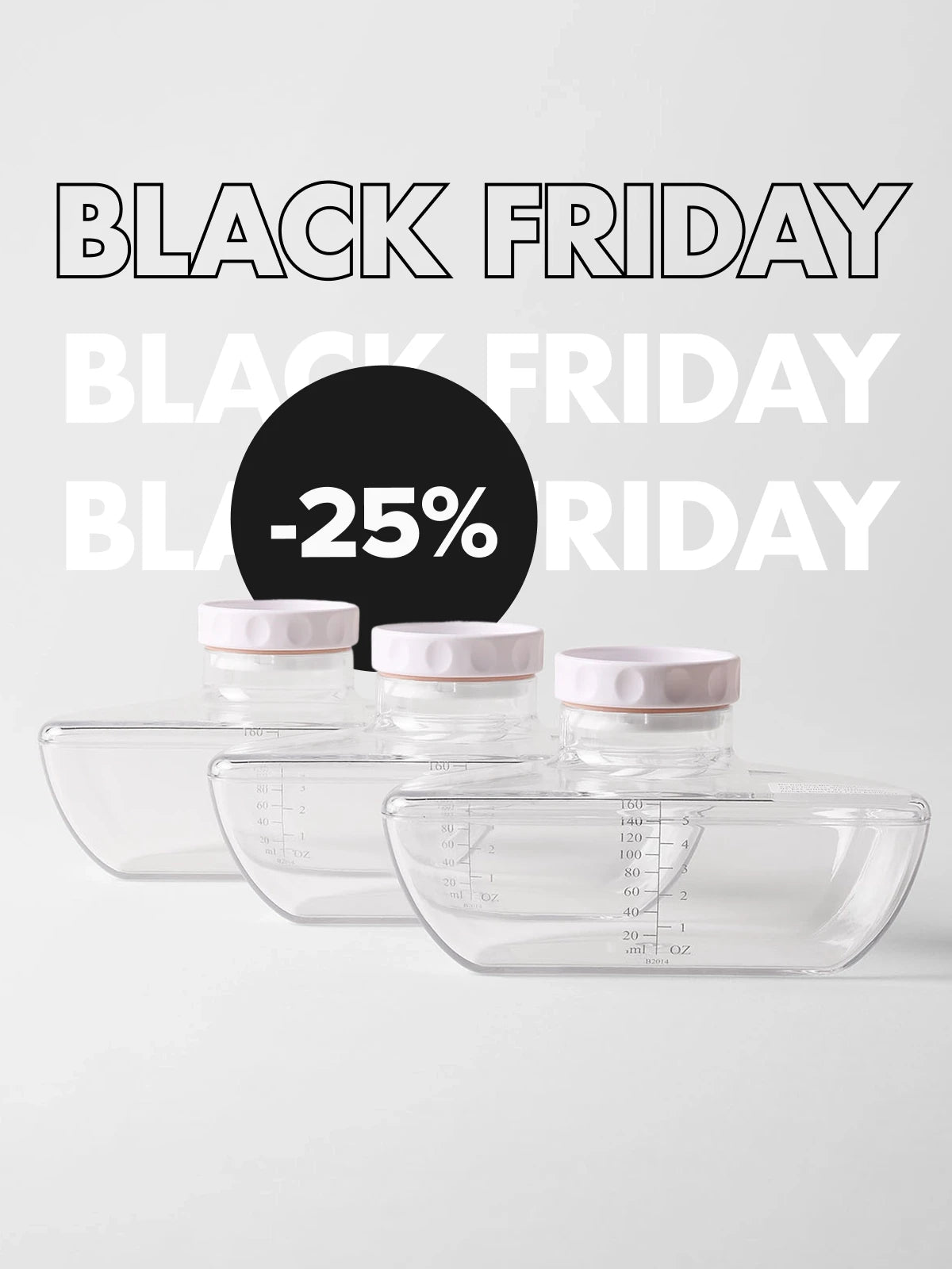 Perifit Pump | Bottiglie del latte materno (confezione da 3)